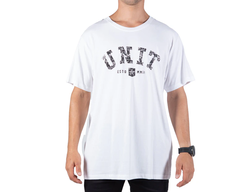 Unit Men's Principle Tee / T-Shirt / Tshirt - White