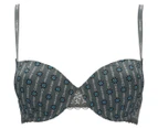 Calvin Klein Women's Flirty Balconette Bra - Mini Quilt Logo