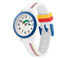 Lacoste Kids' 32mm 12.12 Silicone Watch - White/Blue/Multi