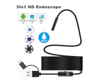 Wireless WiFi Endoscope Inspection Camera IP67 iPhone Android PC HD720P 6 LED