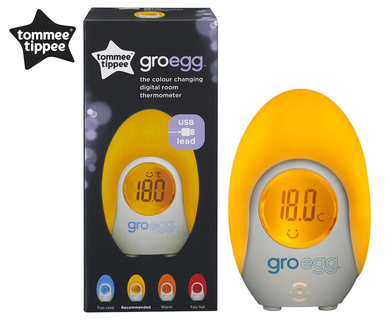 The Gro Company Gro Egg Digital Nursery Thermometer