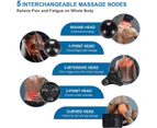 RENPHO Rechargeable Hand Held Deep Massager for Muscles Cordless Body Massage Black