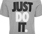 Nike Men's Just Do It Tee / T-Shirt / Tshirt - Dark Grey Heather