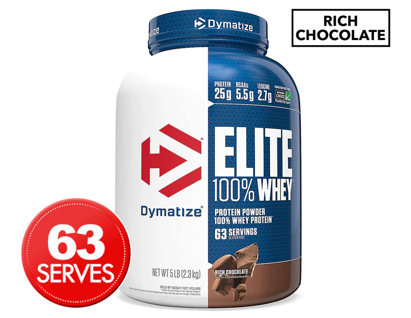 Dymatize Elite Whey Protein Powder Rich Chocolate 2.3kg