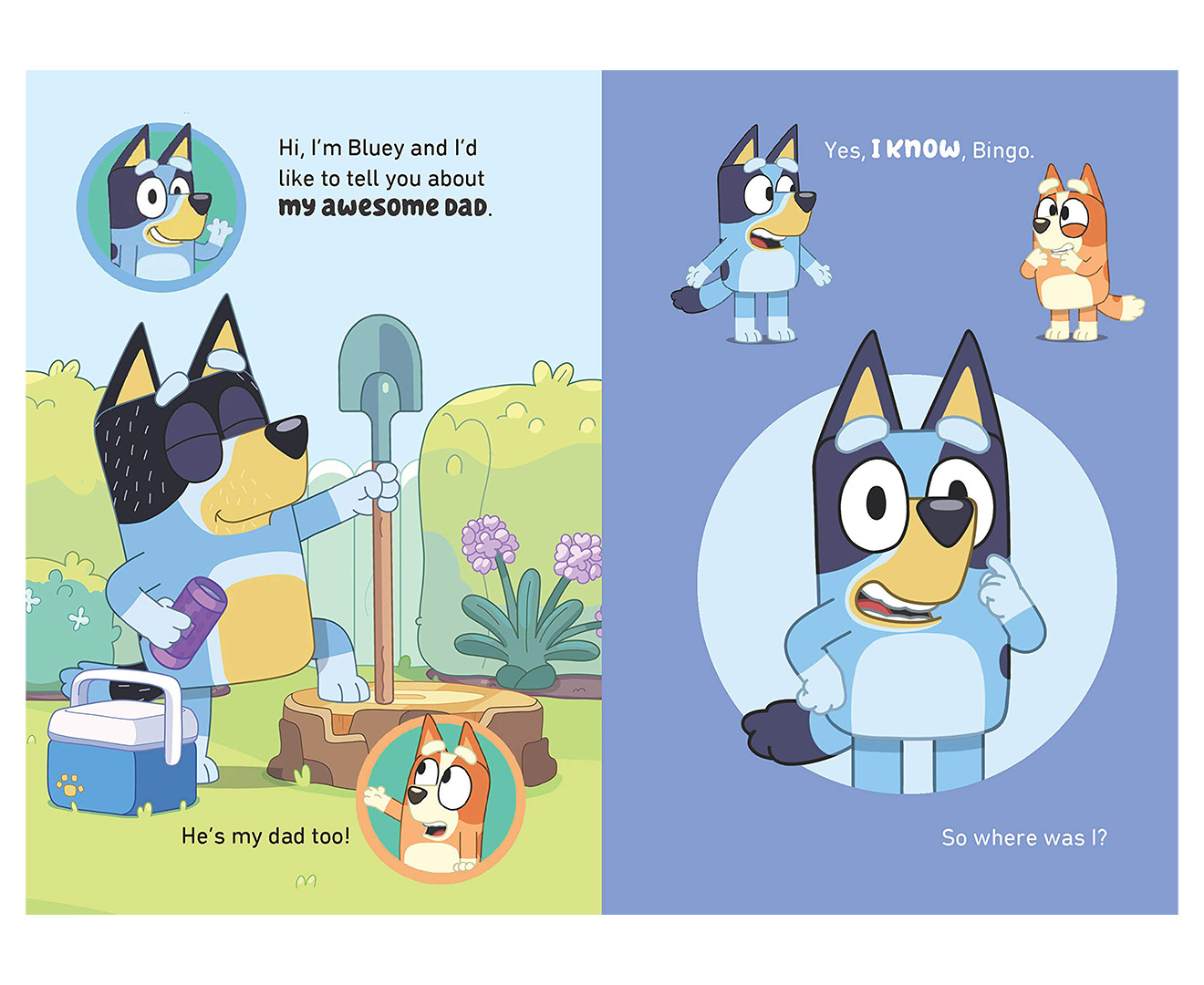 Bluey My Dad is Awesome by Bluey and Bingo Hardcover Book🐏 Divirta-se ...