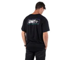 Unit Men's Clapped Tee / T-Shirt / Tshirt - Black
