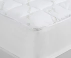 Dreamaker Bamboo Covered Ball Fibre Cot Boori Mattress Topper