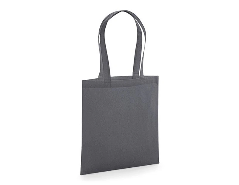 Westford Mill Organic Premium Cotton Tote Bag (Graphite) - PC3553