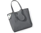 Westford Mill Organic Premium Cotton Tote Bag (Graphite) - PC3553