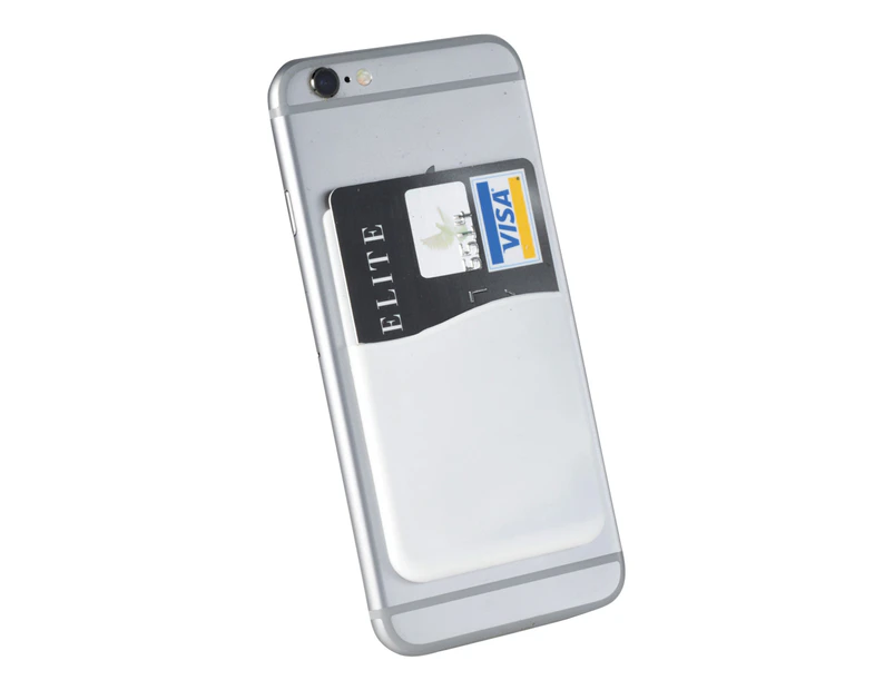 Bullet Slim Silicone Card Wallet (White) - PF2083