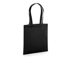 Westford Mill Organic Premium Cotton Tote Bag (Black) - PC3553