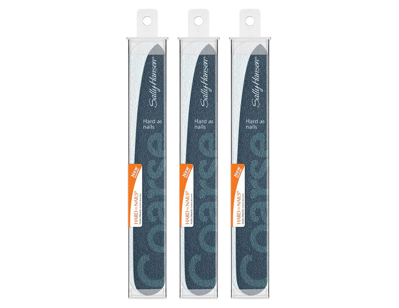 3 x Sally Hansen 7-Inch Nail Shaper / Nail Board / Nail File