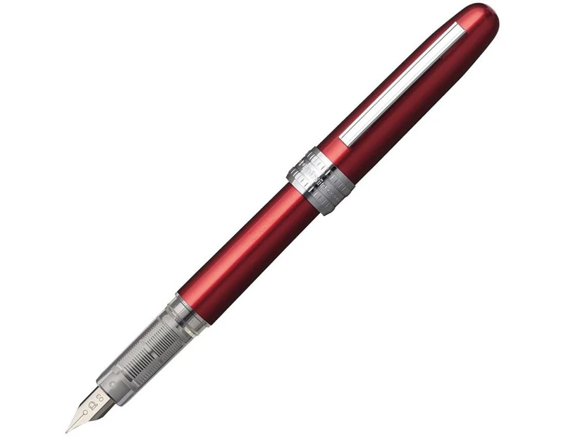 Platinum Plaisir Fountain pen Fine tip 0.3mm : Red