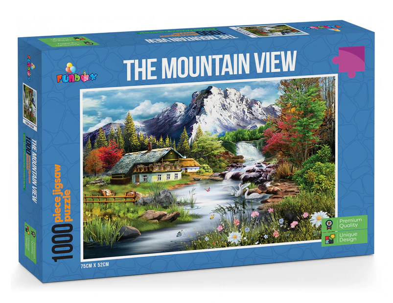 Funbox Perfect Places: The Mountain View 1000-Piece Jigsaw Puzzle