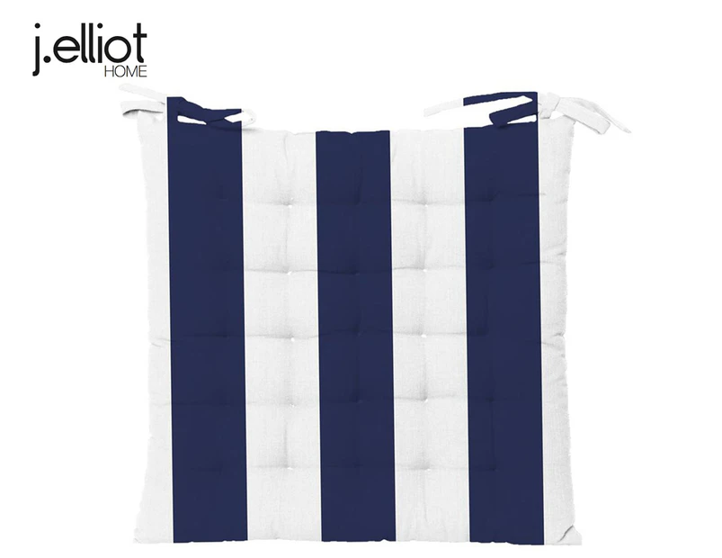 J.Elliot Home 40x40cm Outdoor Chairpad - Blue/White