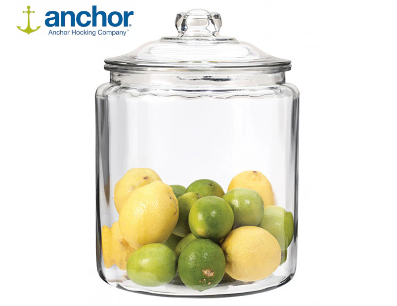 Anchor Hocking 7.5L Heritage Jar w/ Glass Lid - Clear