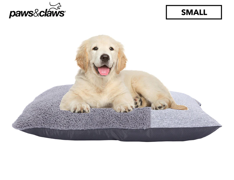 Paws & Claws Small Primo Pillow Pet Bed - Grey