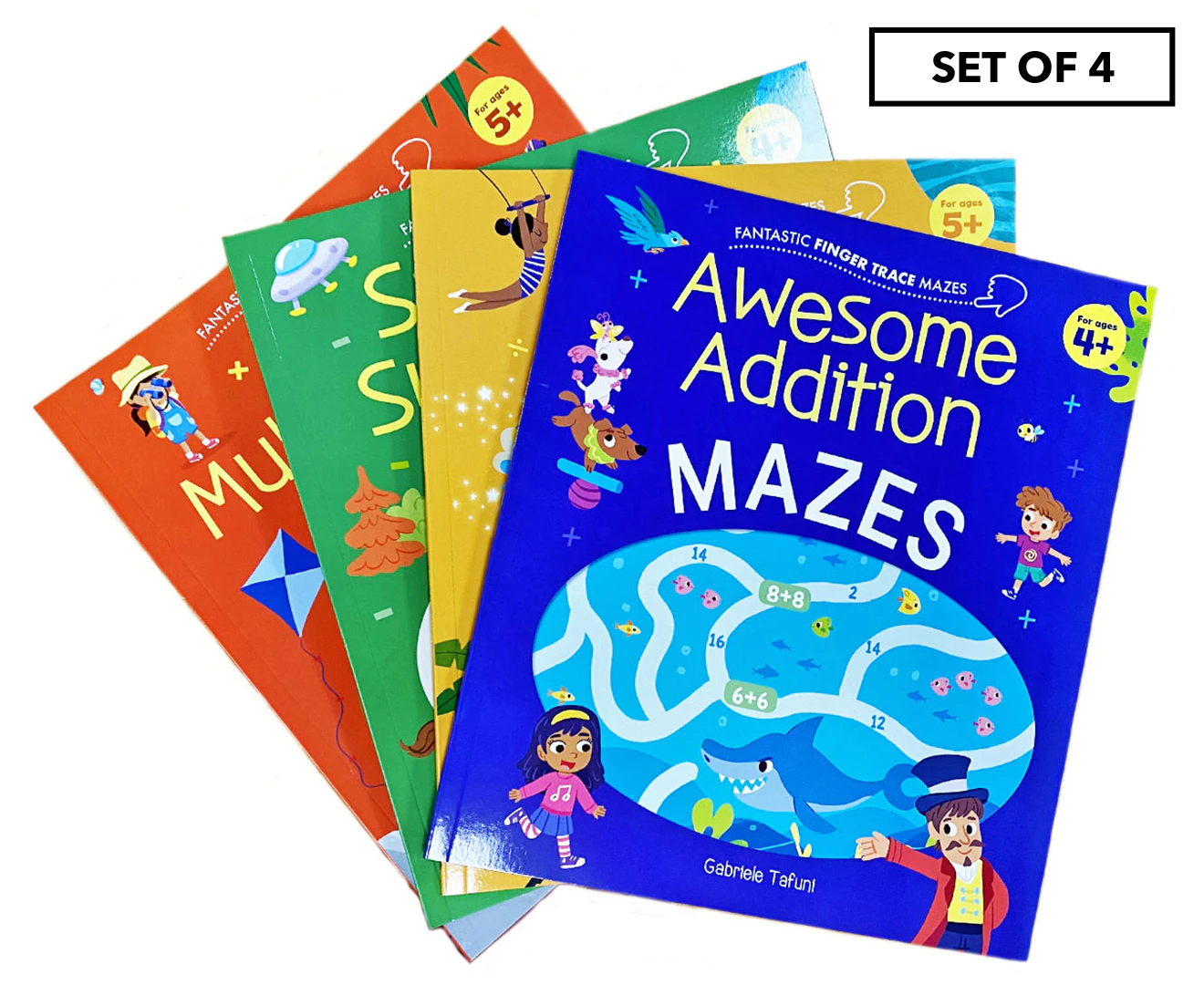 Fantastic Finger Trace Mazes 4-Book Set