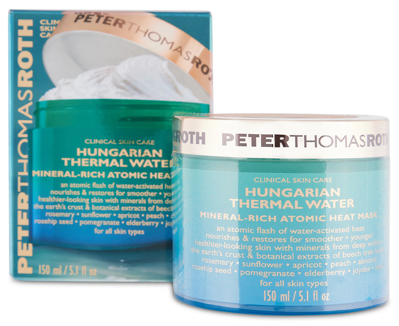 Peter Thomas Roth Hungarian Thermal Water Mineral-Rich Atomic Heat Mask 150mL