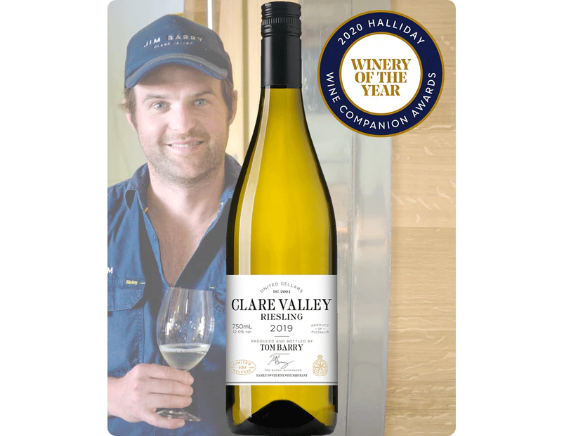 United Cellars Selection 'Riesling By Tom Barry' 2019 750ml (Bottle)