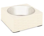 Fauna 14cm Stainless Steel Bamboo Enclosed Bowl - Beige