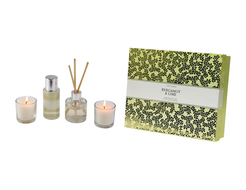 1pce 50ml Bergamot and Lime Oil Diffuser Set Gift Box Fresh Scented Candles Fragrance