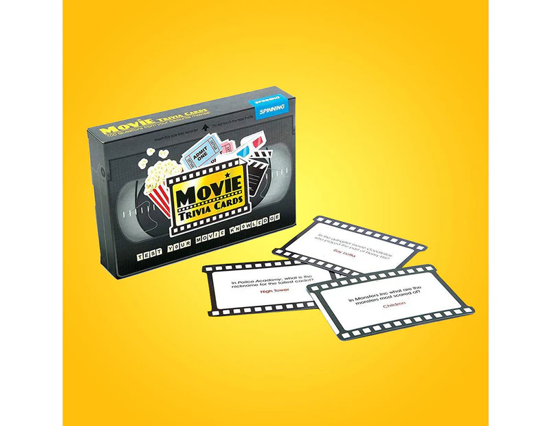 Movie Trivia Cards - 100 Questions!