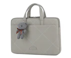 BRINCH 14.6 Inch Laptop Sleeve Case Briefcase Handbag Laptop Bags-Light Grey
