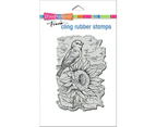 Stampendous Cling Stamp - Sunflower Perch - 3in x 4.5in