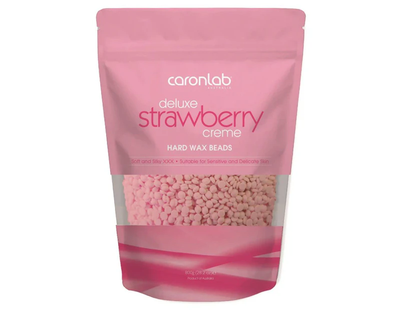 Caronlab Strawberry Hard Wax Beads 800g Xxx Brazilian Waxing Sensitive Skin