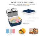 LOKASS Lunch Bag Insulated Lunch Box Tote Bag