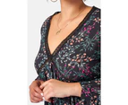 SUNDAY IN THE CITY Women's Hypnotize Print Top