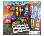 Chalk-A-Doos Sidewalk Games 32-Piece Set - Multi