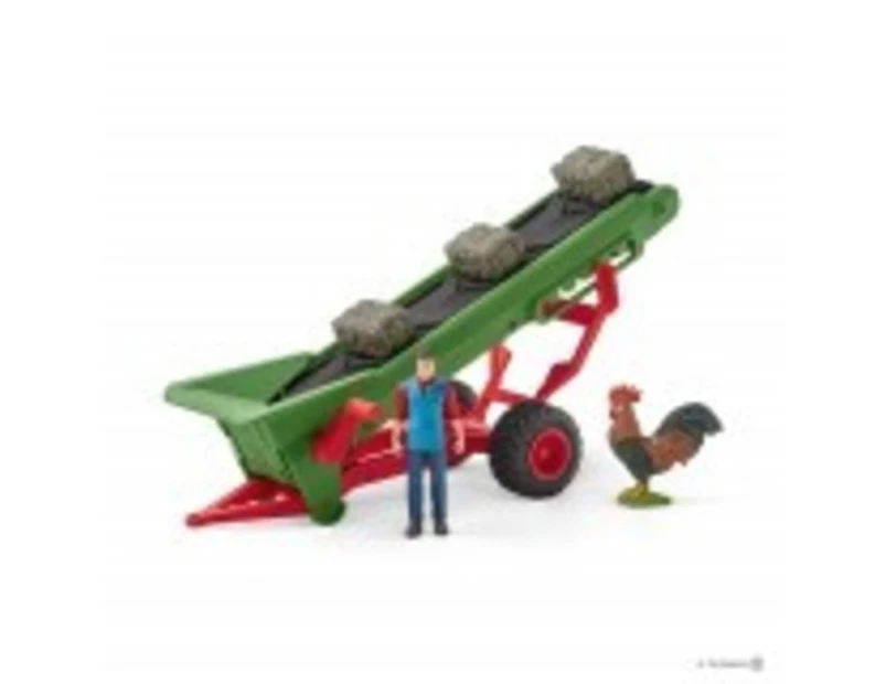 Schleich Hay Conveyor with Farmer SC42377