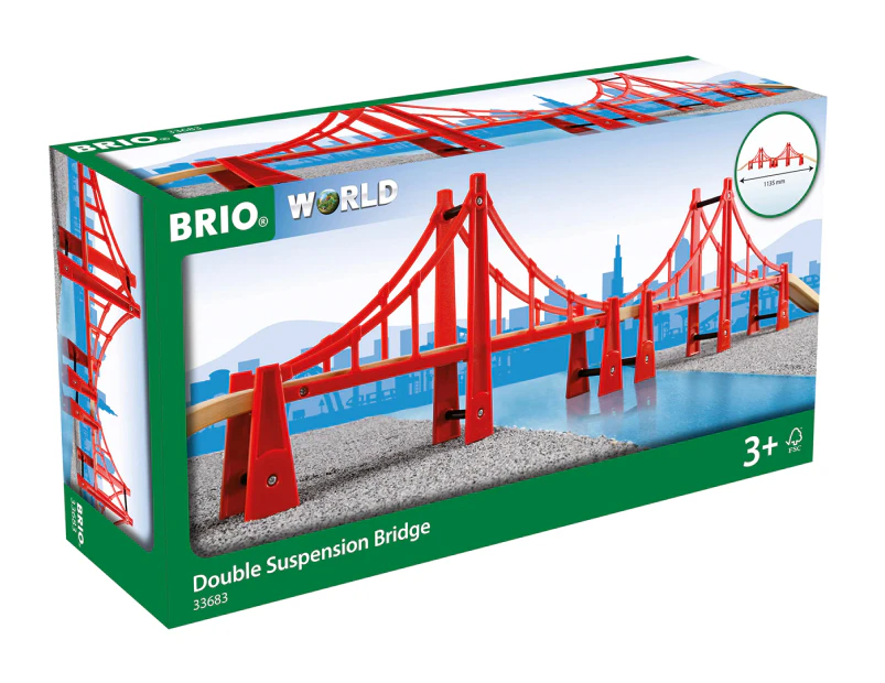 BRIO Double Suspension Bridge Toy