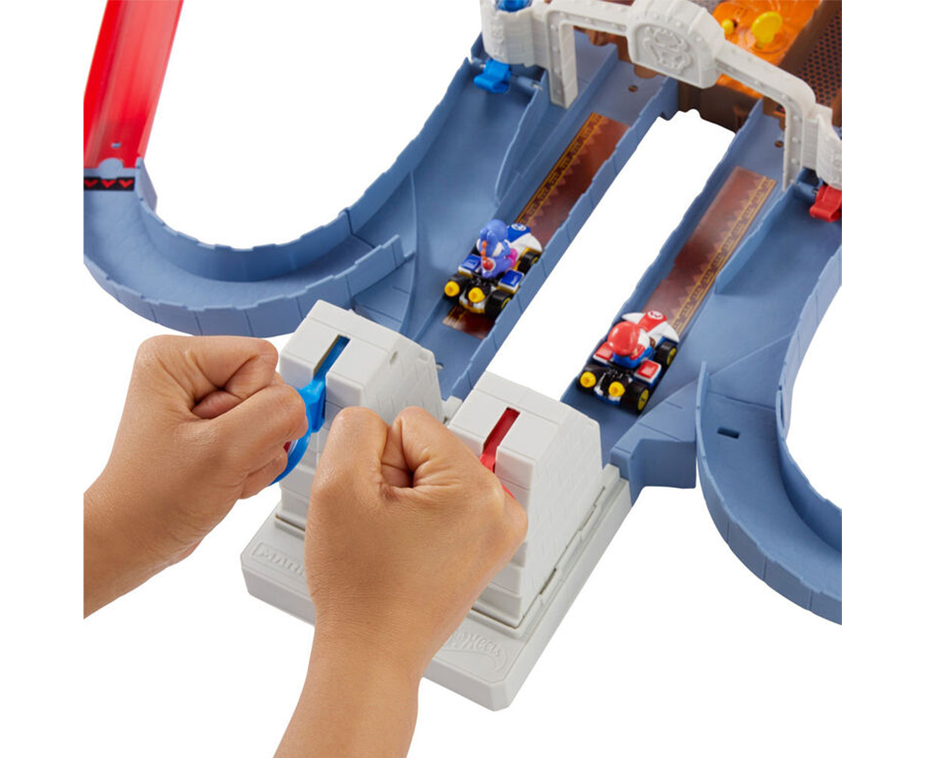 Hot Wheels Mario Kart Bowser's Castle Trackset : Target