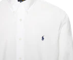 Polo Ralph Lauren Men's Slim Fit Stretch Cotton Poplin Shirt - White