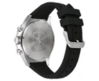 Ferrari Men's 47.8mm Pilota Chronograph Silicone Watch - Black/Red/Silver