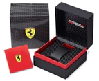 Ferrari Men's 47.8mm Pilota Chronograph Silicone Watch - Black/Red/Silver