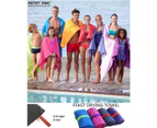 Adore RH04 Fast Drying Beach Bath Towel 80*130CM Plus Size Textile Towel Soft Lint Ecofriendly Cloth For Man Woman Swimming-Gray