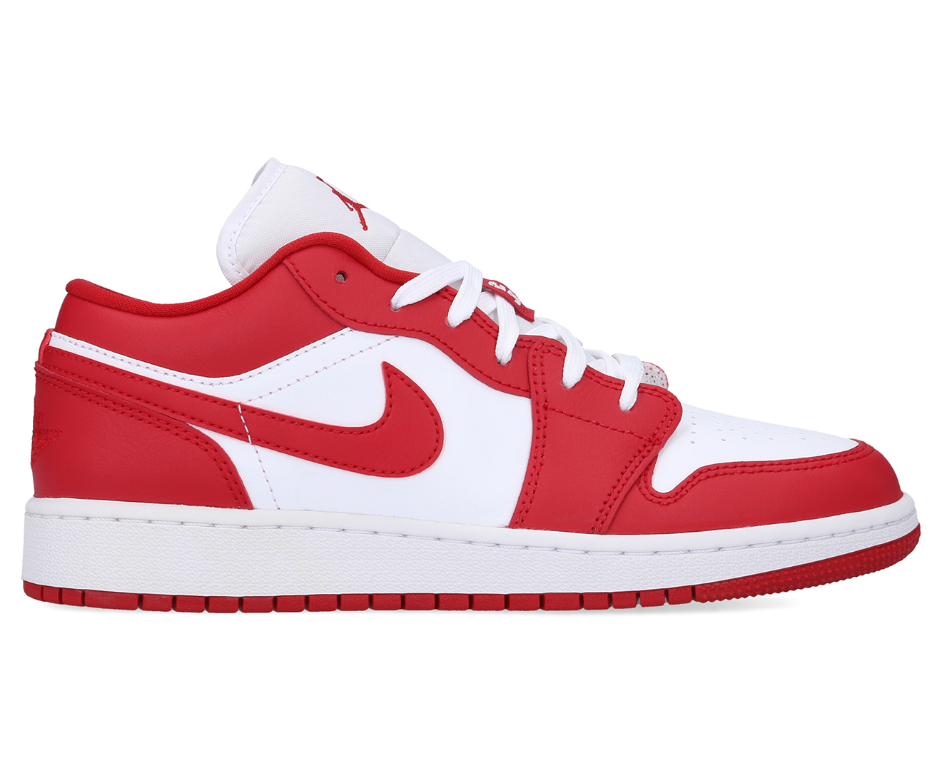 Nike Grade-School Boys' Air Jordan 1 Low Sneakers - Gym Red/White ...