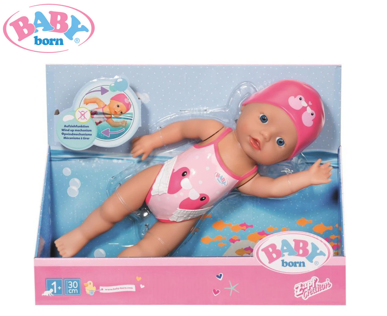 Baby Born My First Swim Girl/Female 30cm Doll Swimming Toy/Play for Babies 12m+