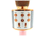 Wireless Karaoke Microphone Built-in Speaker Bluetooth Rechargeable Ws858-rgld