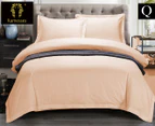 Ramesses Premium Plain Queen Bed Sheet Set - Linen