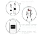 Bormioli Rocco Lavagna Glass Swing Top Bottle with Chalkboard Label - For Preserving, Home Brew - 500ml 2