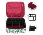 LOKASS Makeup Bag Travel Cosmetic Case-Green