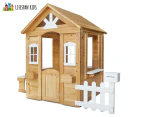 Lifespan Kids V2 Teddy Cubby House - Natural Timber