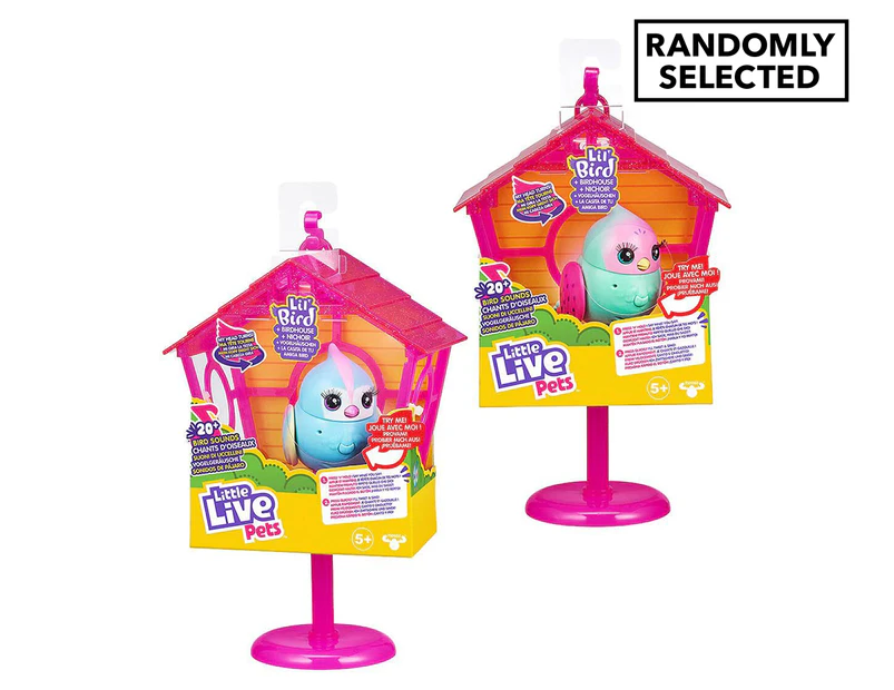 Little Live Pets Lil' Bird & Bird House Toy - Randomly Selected
