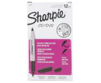 Sharpie CD/DVD Marker 12-Pack - Black
