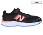 New Balance Pre-School Girls' 680v6 Running Shoes - Black/Pink